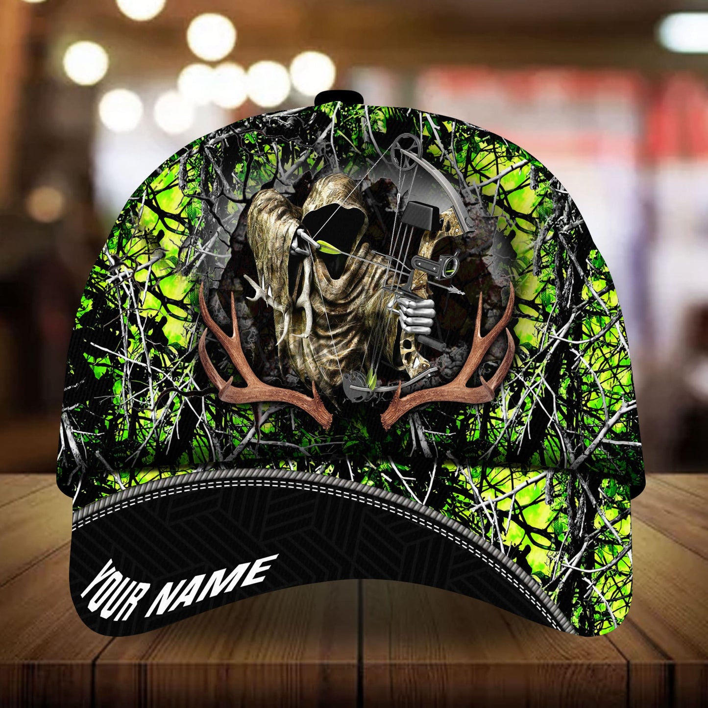 Deerhorn Hunting Personalized Classic Cap For Casual Styling Holiday Travel And Weekend Adventures