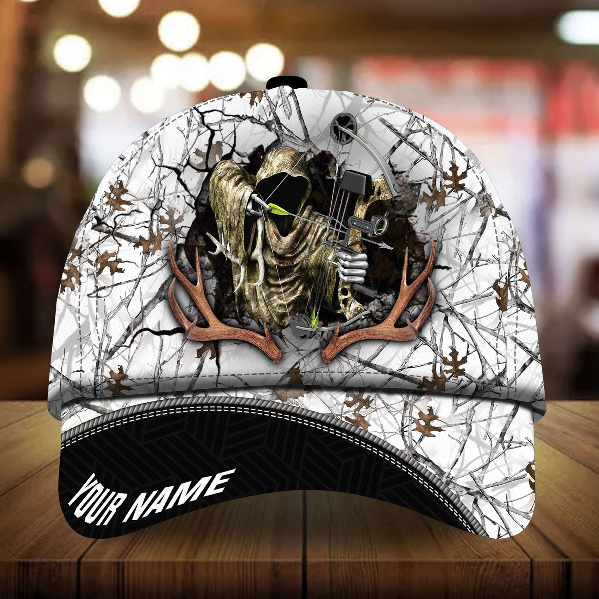 Deerhorn Hunting Personalized Classic Cap For Casual Styling Holiday Travel And Weekend Adventures