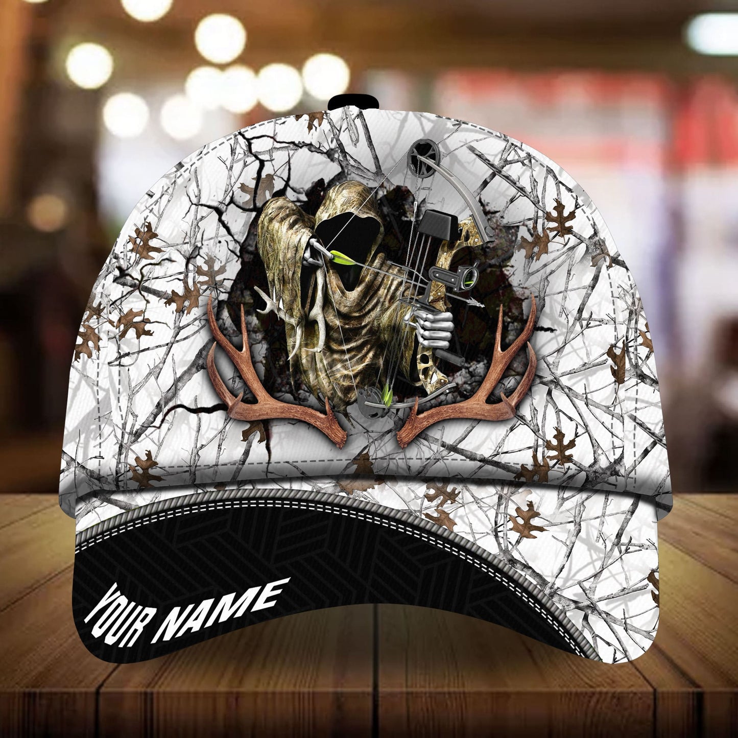 Deerhorn Hunting Personalized Classic Cap For Casual Styling Holiday Travel And Weekend Adventures