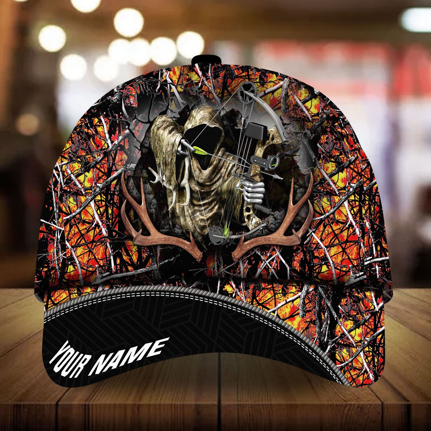 Deerhorn Hunting Personalized Classic Cap For Casual Styling Holiday Travel And Weekend Adventures