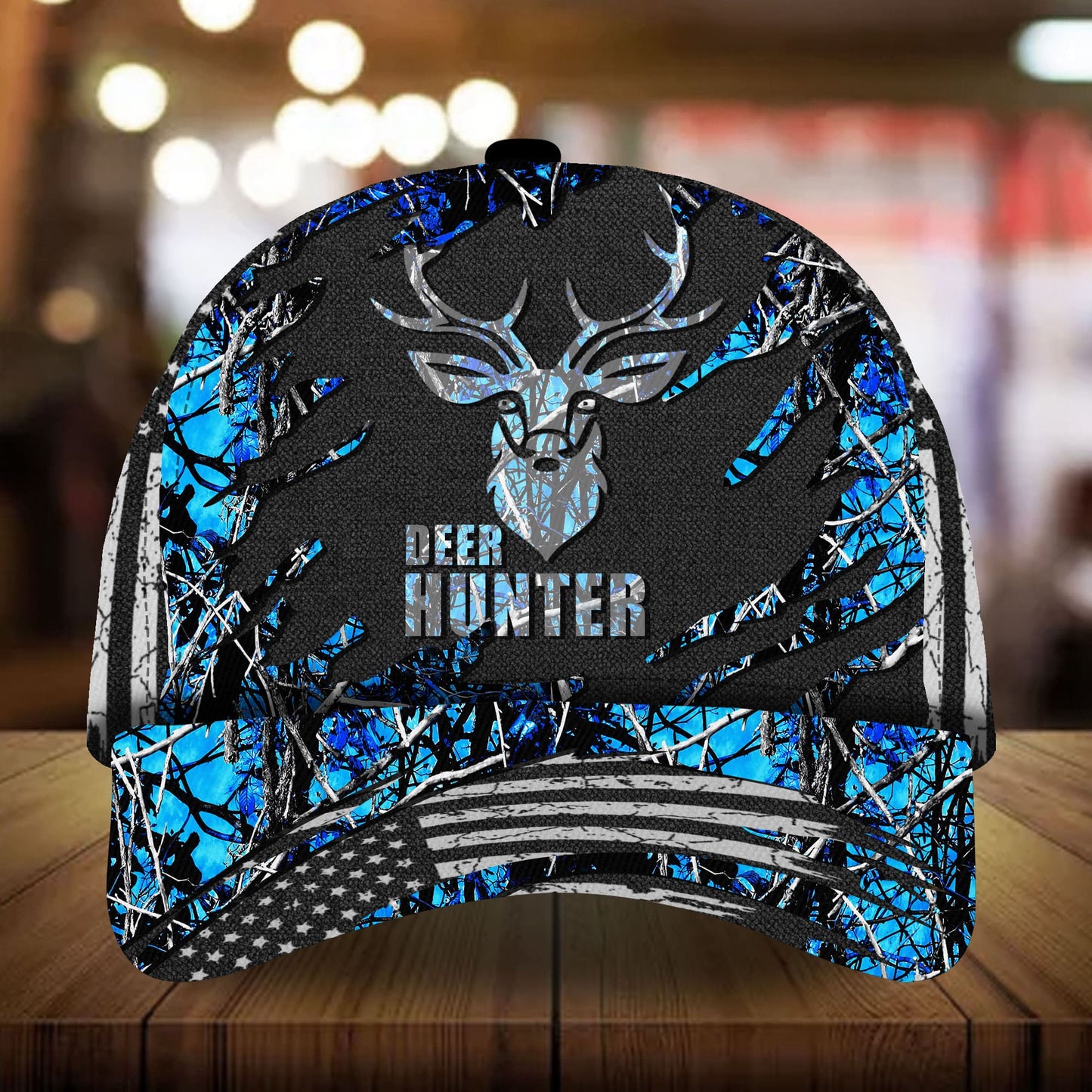 Deer Hunter Hunting 3D Camo Classic Cap For Comfortable Casual Wear Holidays And Outdoor Trips