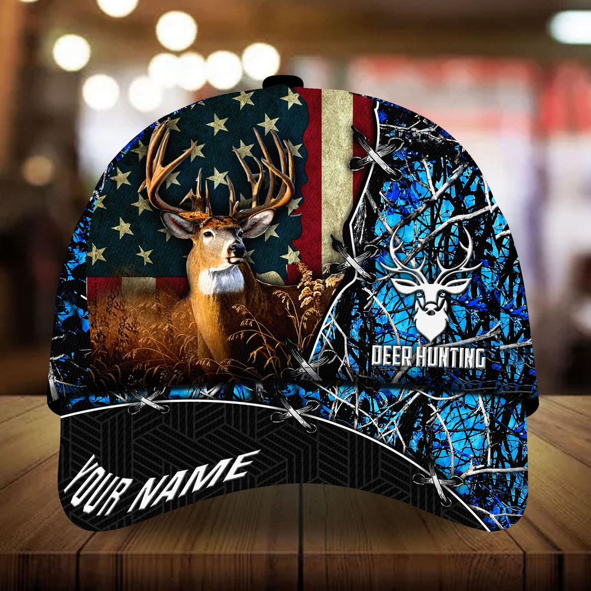 Unique US Deer Hunting Personalized Classic Cap For Everyday Wear Vacations And Seasonal Activities