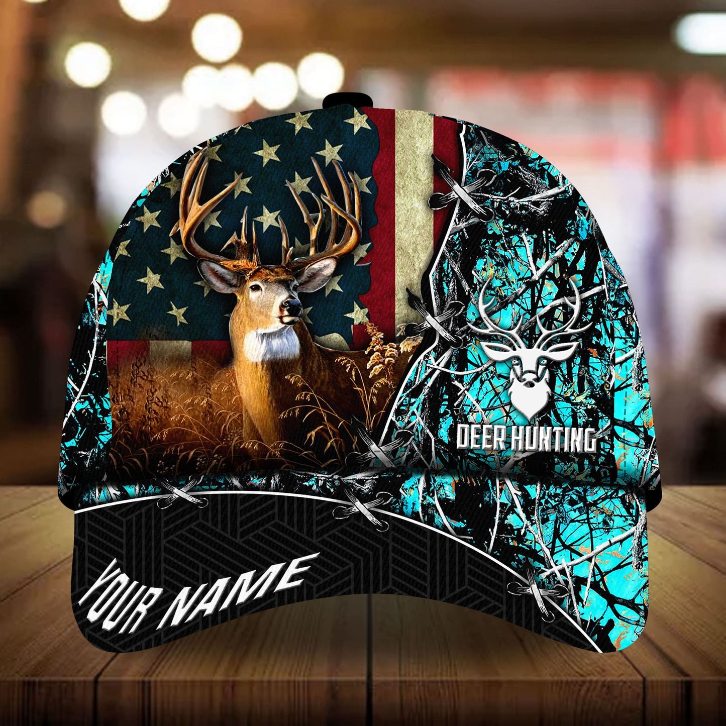 Unique US Deer Hunting Personalized Classic Cap For Everyday Wear Vacations And Seasonal Activities