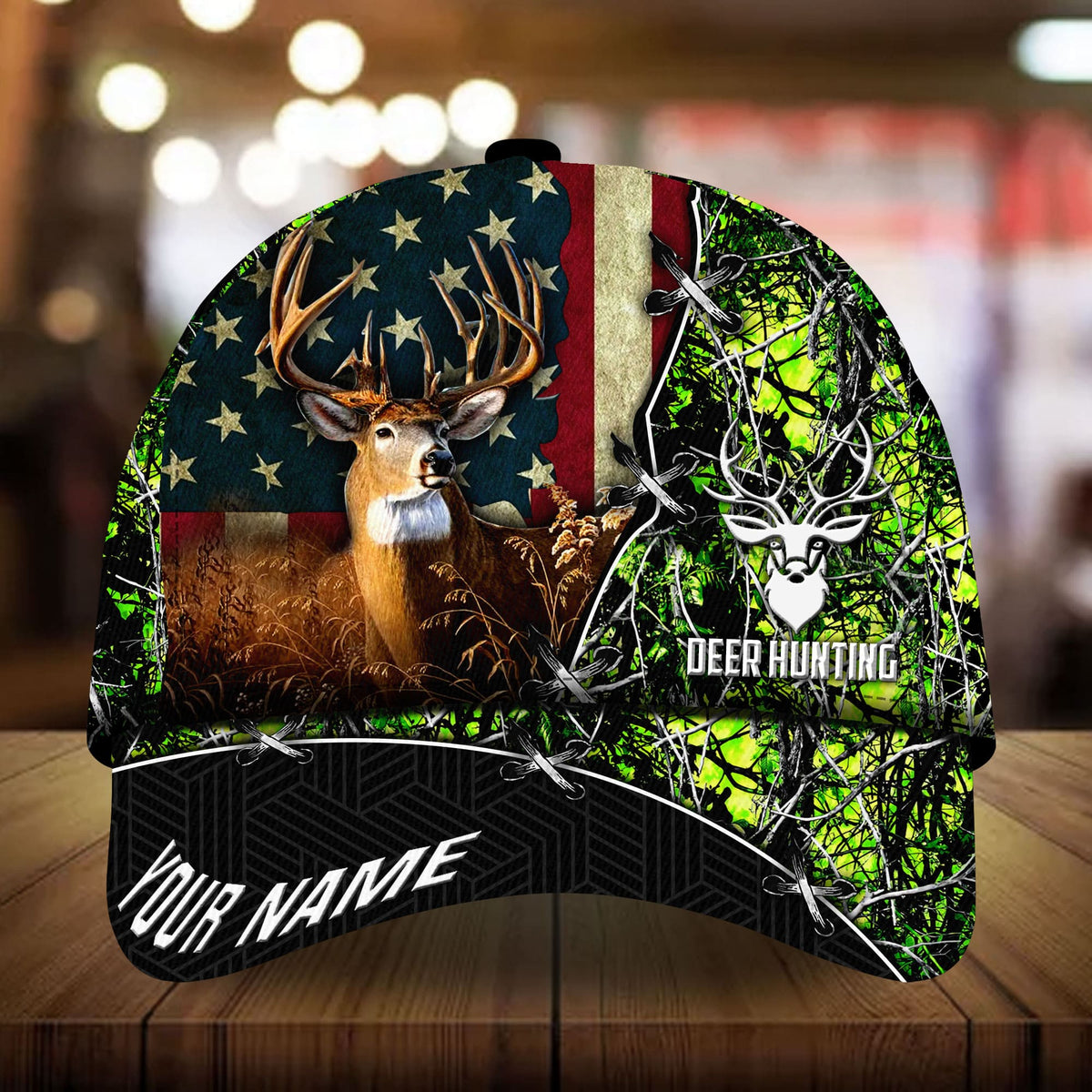 Unique US Deer Hunting Personalized Classic Cap For Everyday Wear Vacations And Seasonal Activities