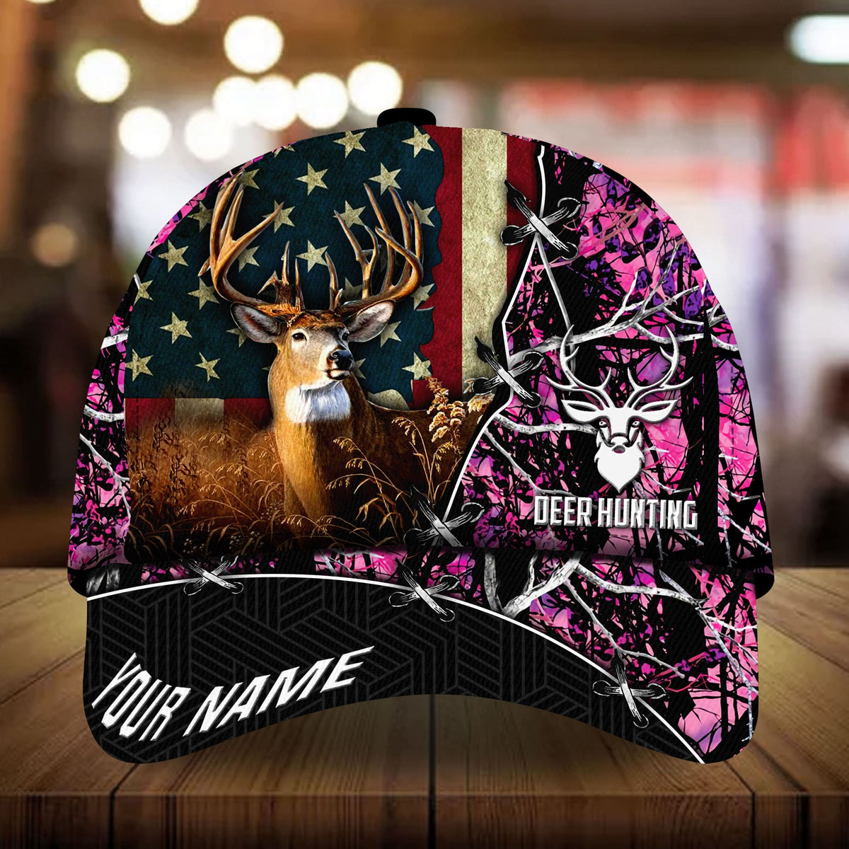 Unique US Deer Hunting Personalized Classic Cap For Everyday Wear Vacations And Seasonal Activities
