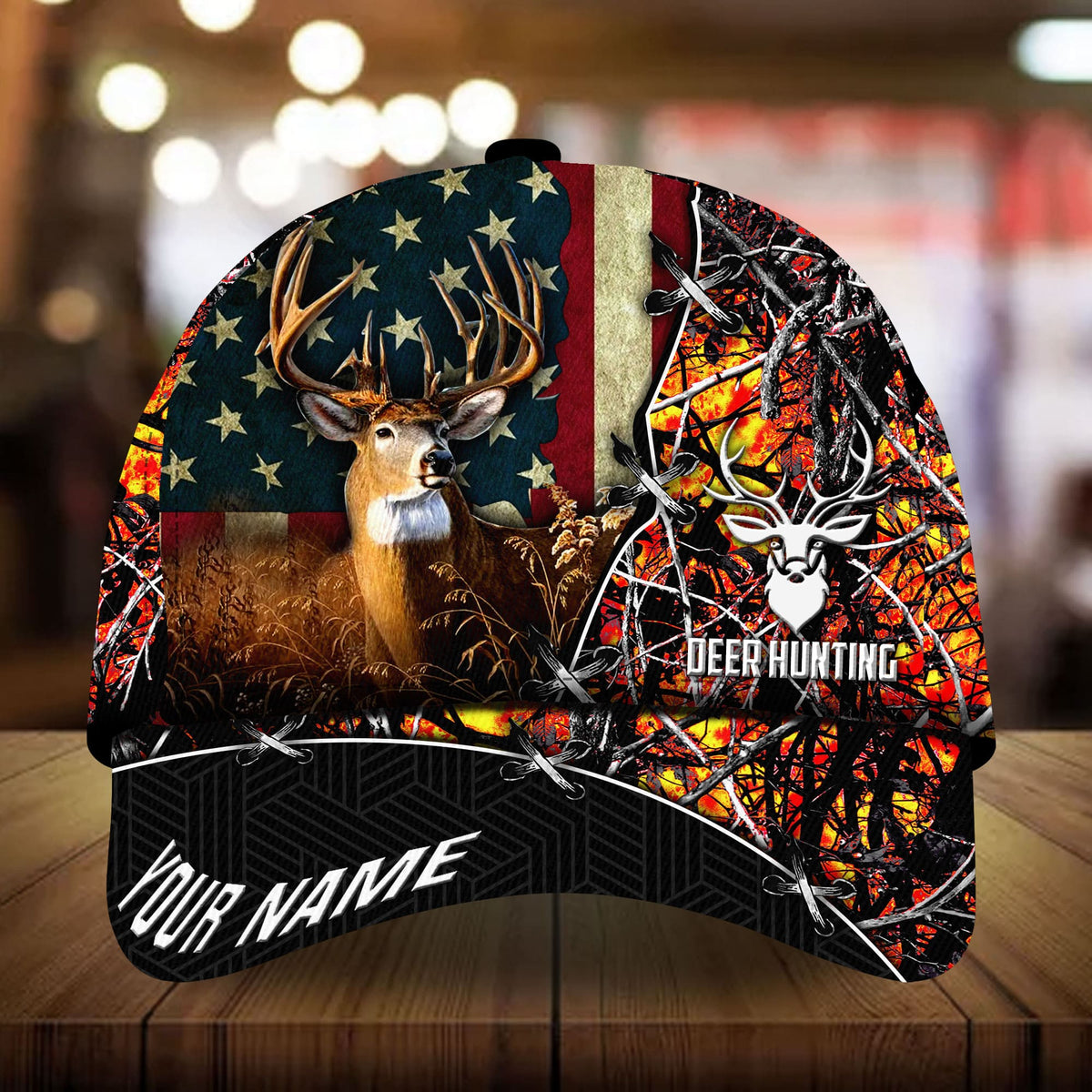 Unique US Deer Hunting Personalized Classic Cap For Everyday Wear Vacations And Seasonal Activities