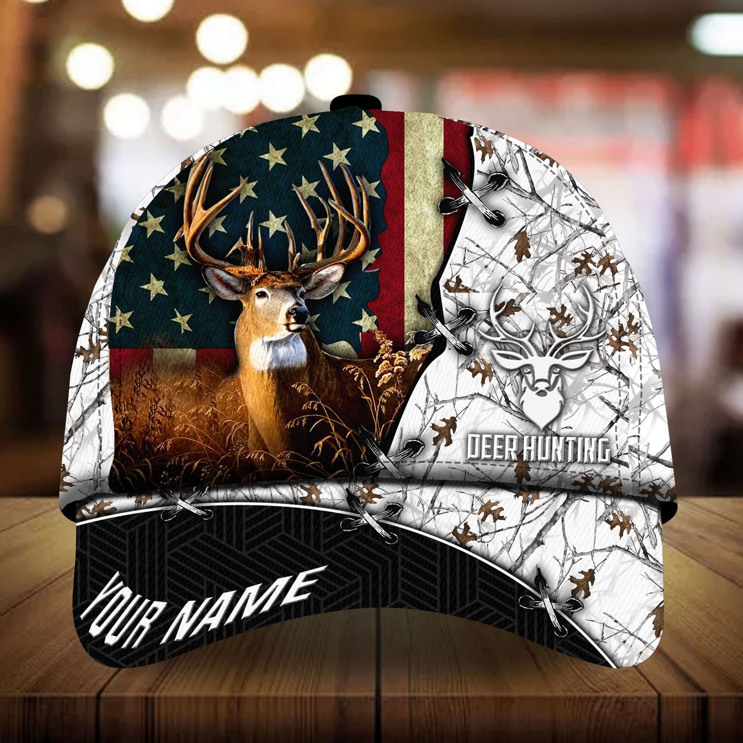 Unique US Deer Hunting Personalized Classic Cap For Everyday Wear Vacations And Seasonal Activities