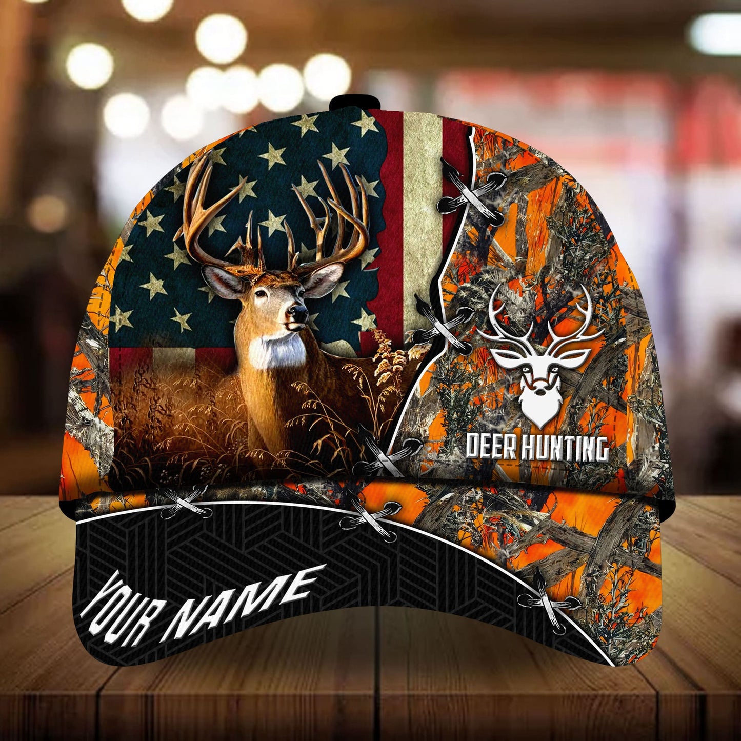 Unique US Deer Hunting Personalized Classic Cap For Everyday Wear Vacations And Seasonal Activities