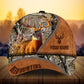 Leather Deer Hunting Personalized Classic Cap For Festivals Vacations Outdoor Fun And Daily Comfort