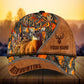 Leather Deer Hunting Personalized Classic Cap For Festivals Vacations Outdoor Fun And Daily Comfort