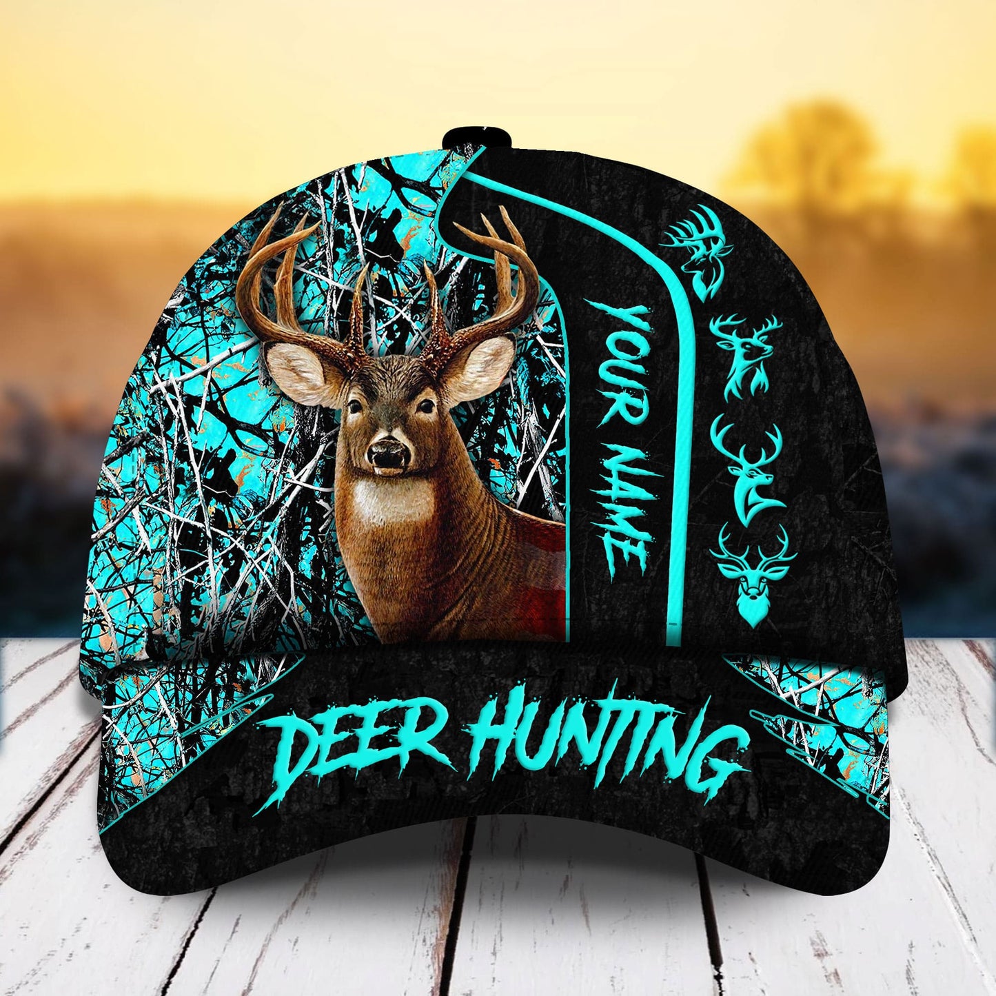 Deer Hunting Cotton Personalized Classic Cap For Daily Styling Weekend Travel And Outdoor Activities