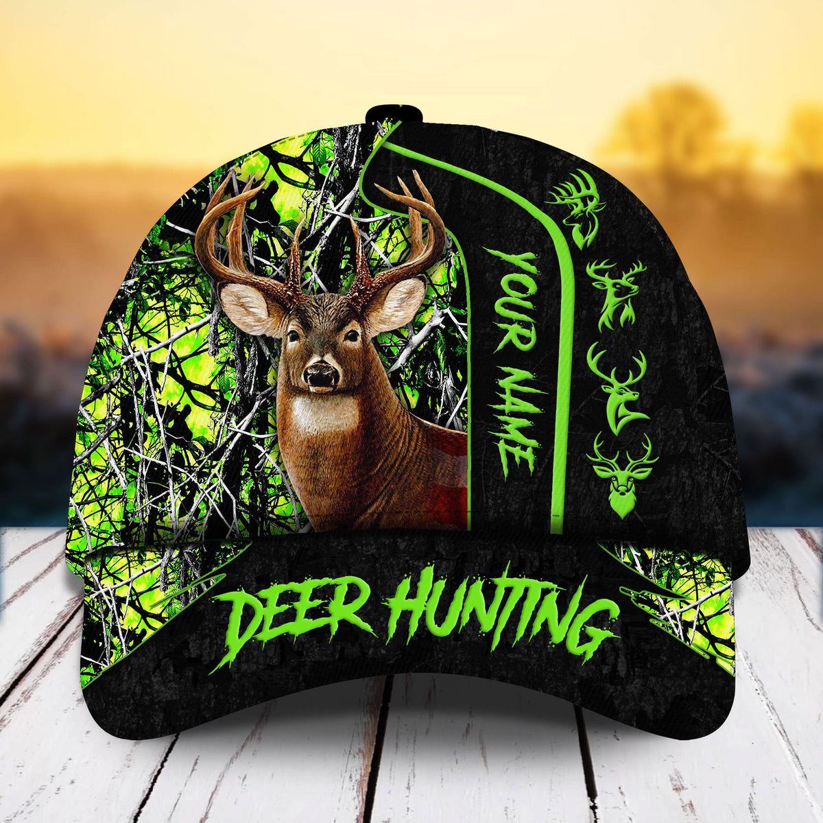 Deer Hunting Cotton Personalized Classic Cap For Daily Styling Weekend Travel And Outdoor Activities