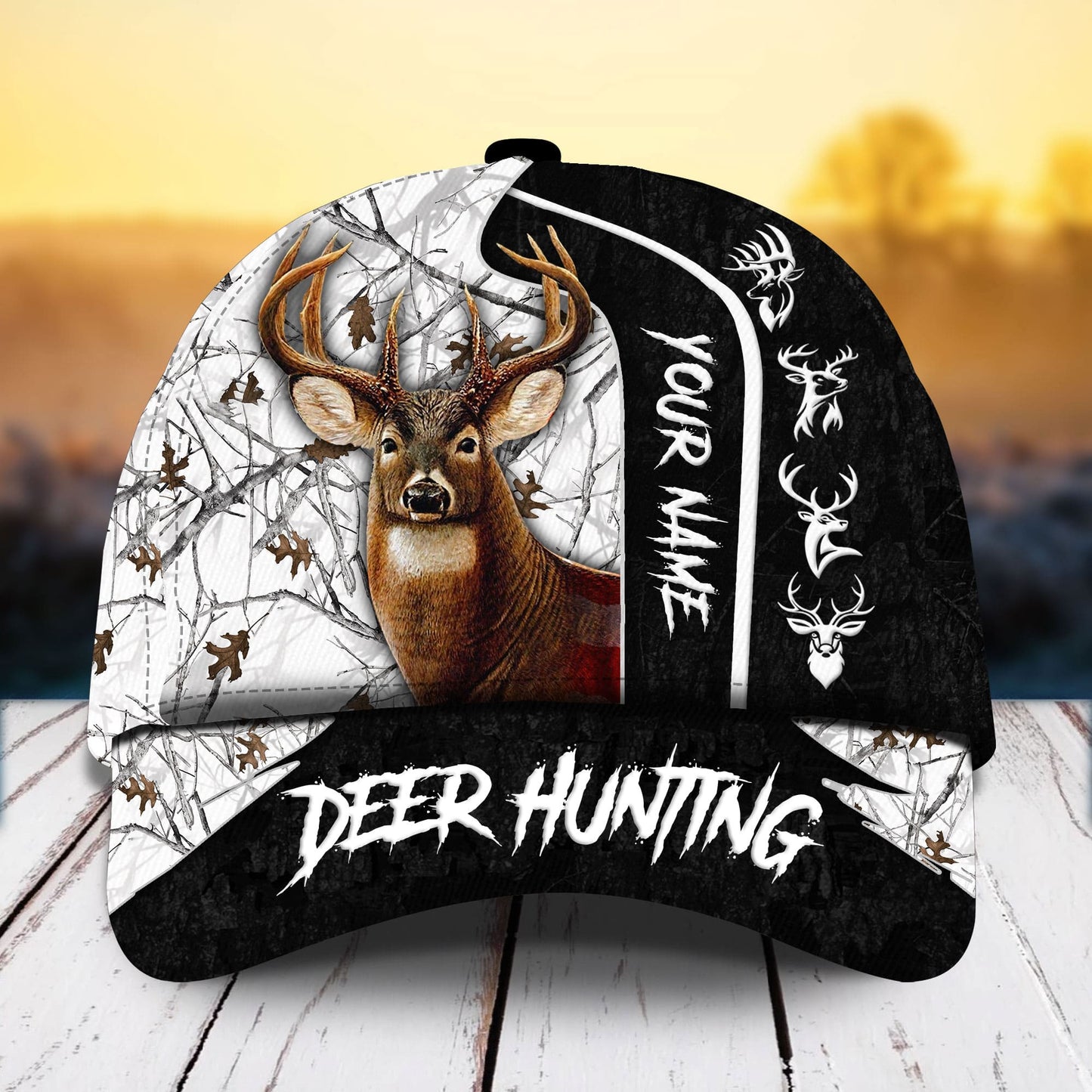 Deer Hunting Cotton Personalized Classic Cap For Daily Styling Weekend Travel And Outdoor Activities
