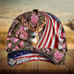 American Flag Deer Hunting Personalized Gift Classic Cap For Outdoor Events Beach Travel And Relaxed Daily Style
