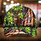 Old US Flag Deer Hunting Personalized Classic Cap For Everyday Outfits Coastal Travel And Gift Giving