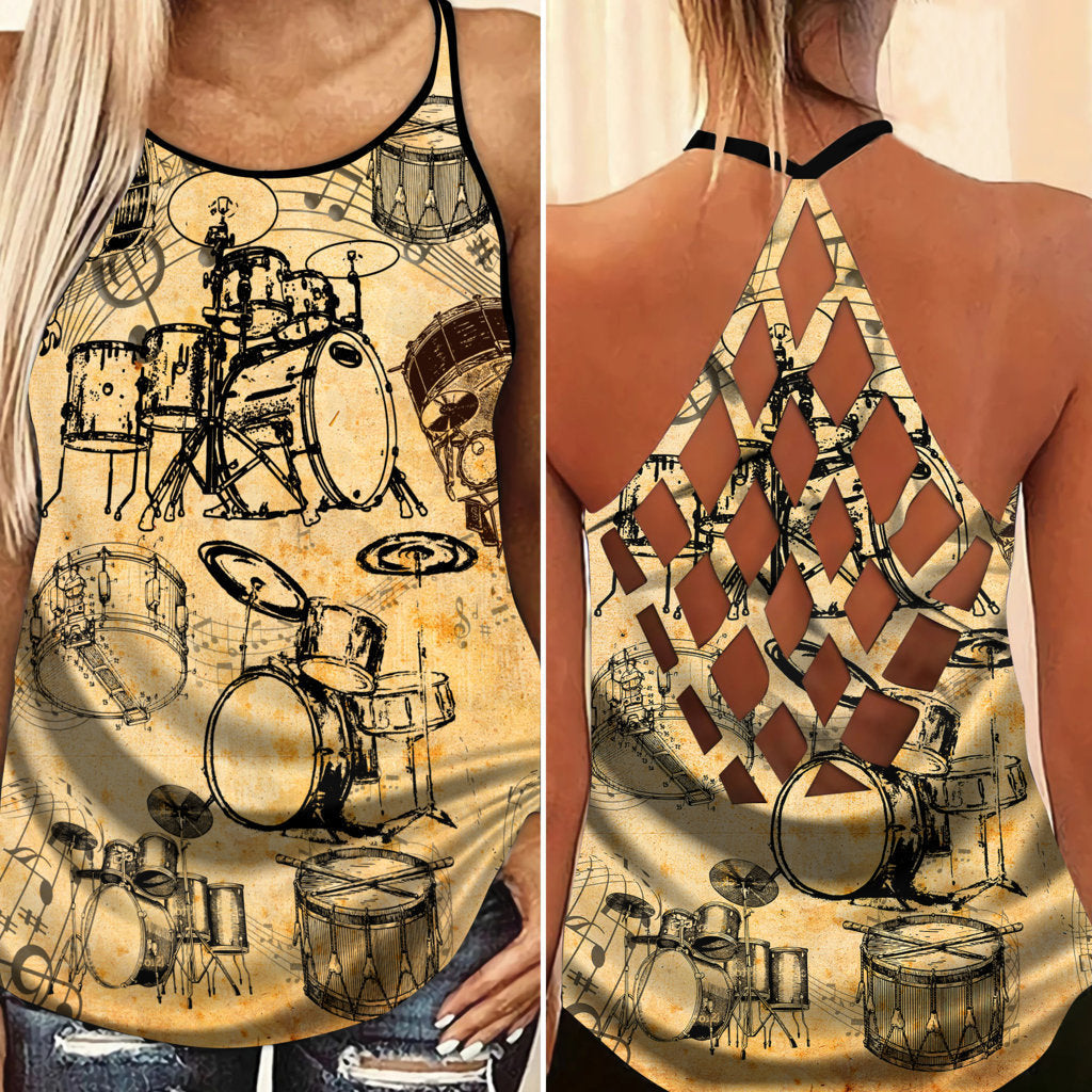 Drums Is My Soul Hollow Tank Top For Active Lifestyles And Weekend Style