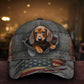 Dachshund America Flag Dog Lover Classic Cap For Outdoor Travel Parties And Thoughtful Holiday Gifting