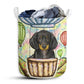 Dachshund And Air Balloon Laundry Basket For Bathroom Bedroom Storage