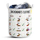 Dachshund Clothes Laundry Basket For Bathroom Bedroom Storage