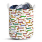 Dachshund Cute Pattern Laundry Basket For Bathroom Bedroom Storage