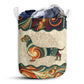 Dachshund Galaxy Mandala Style Laundry Basket For Bathroom Bedroom Storage