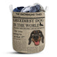 Dachshund Newspaper Linen Laundry Basket For Bathroom Bedroom Storage