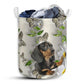 Dachshund Oil Painting Laundry Basket For Bathroom Bedroom Storage