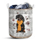 Dachshund Pine Needles Laundry Basket For Bathroom Bedroom Storage