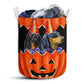 Dachshund Pumpkin Painting Laundry Basket For Bathroom Bedroom Storage