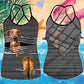 Dachshund Love Summer Hollow Tank Top For Outdoor Activities And Athleisure
