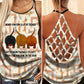 Dachshund Love Summer Hollow Tank Top For Summer Outings And Everyday Comfort
