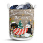 Dachshund Through The Snow Laundry Basket For Bathroom Bedroom Storage