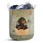 Dachshund Wash And Dry Laundry Basket For Room Home Organizer
