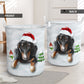 Dachshund And Snow Merry Christmas Laundry Basket For Room Home Organizer