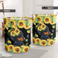 Dachshund And Sunflower Laundry Basket For Room Home Organizer