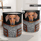 Dachshund Background Laundry Basket For Room Home Organizer
