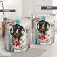 Dachshund Grunge Wood Laundry Basket For Room Home Organizer