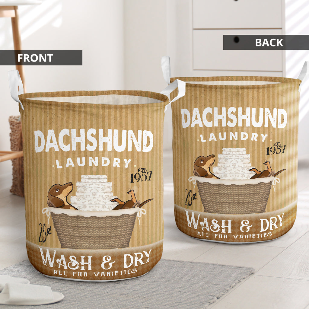 Dachshund We Have A Dachshund Laundry Basket For Room Home Organizer