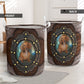 Dachshund Leather Laundry Basket For Room Home Organizer
