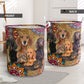 Dachshund Mandala Style Laundry Basket For Room Home Organizer