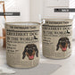 Dachshund Newspaper Linen Laundry Basket For Room Home Organizer