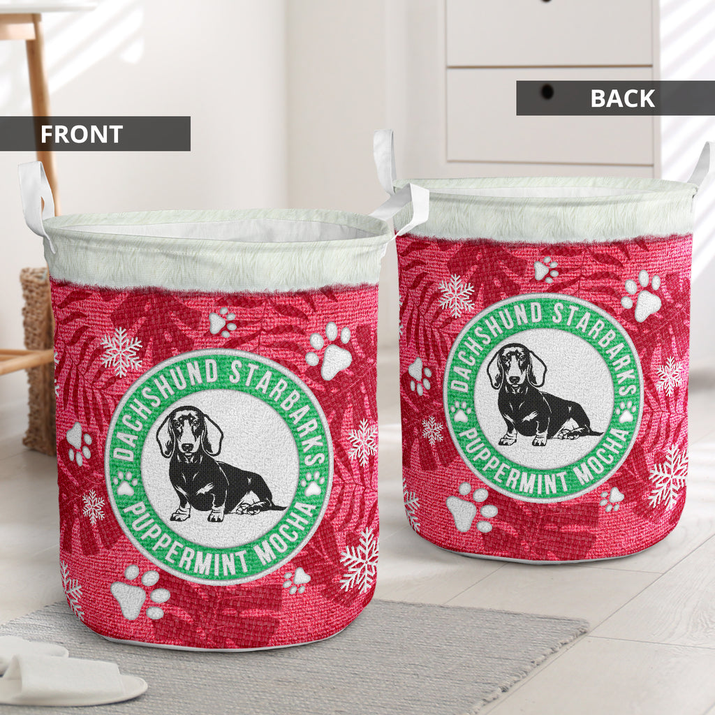 Dachshund Starbarks Laundry Basket For Room Home Organizer