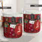 Dachshund Stocking Noel Laundry Basket For Room Home Organizer