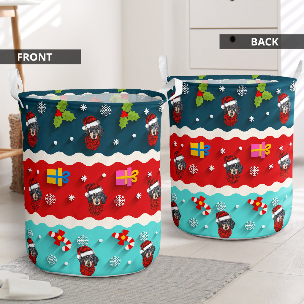 Dachshund Symbol Pattern Laundry Basket For Room Home Organizer