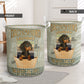 Dachshund Wash And Dry Laundry Basket For Bathroom Bedroom Storage