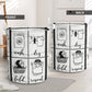 Dachshund Wash Dry Fold Repeat Laundry Basket For Room Home Organizer