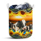 Dairy Cows Sunflower Laundry Basket For Bathroom Bedroom Storage