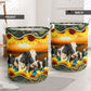 Dairy Cows Sunflower Laundry Basket For Room Home Organizer