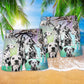 Dalmatian Galaxy Dog Lover Beach Shorts Design View For Poolside Relaxation And Holiday Trips