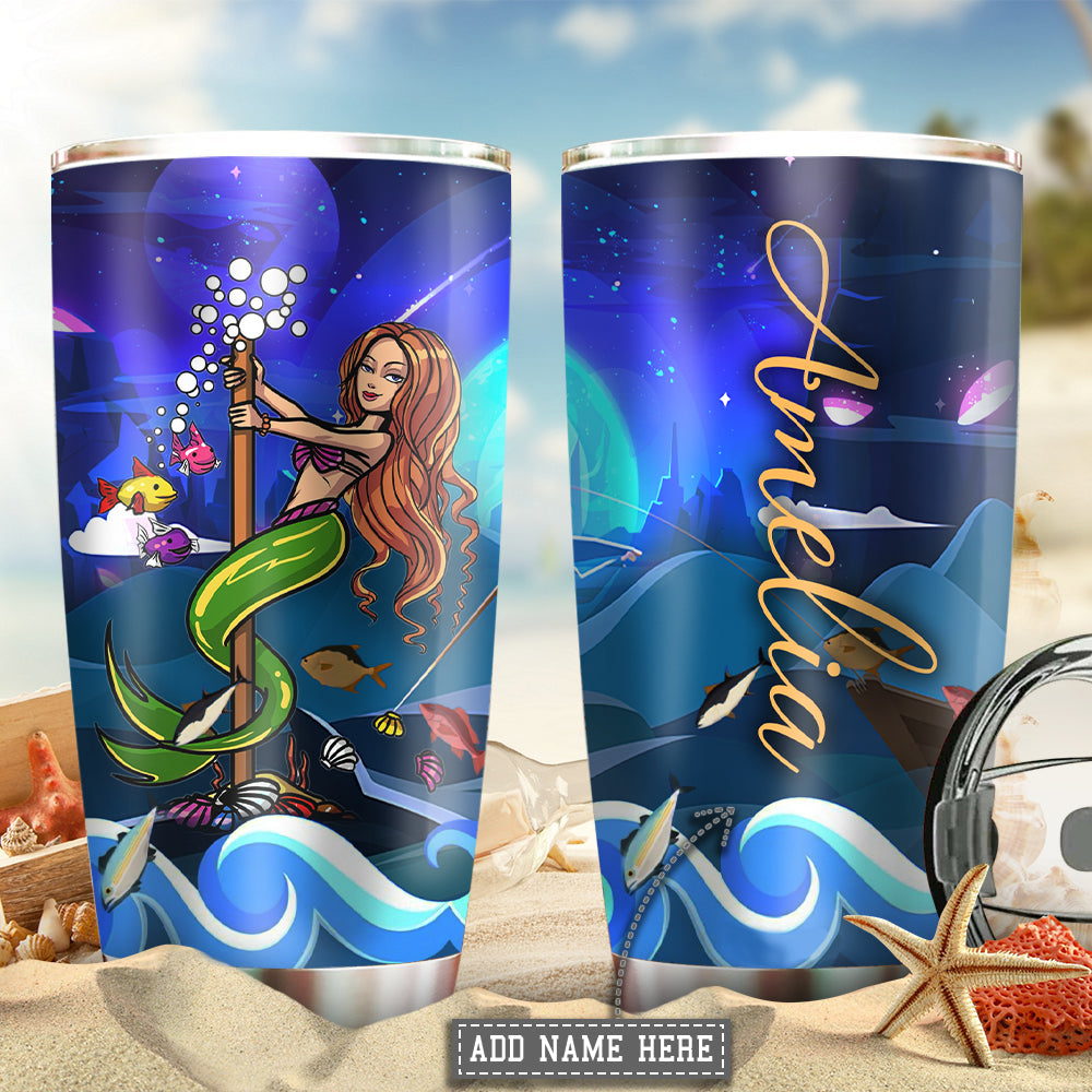 Pole Fitness In My Heart Personalized 20 Oz Tumbler For Coffee Travel And Daily Drinks